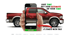 Desktop Screenshot of ajcollisionrepair.com